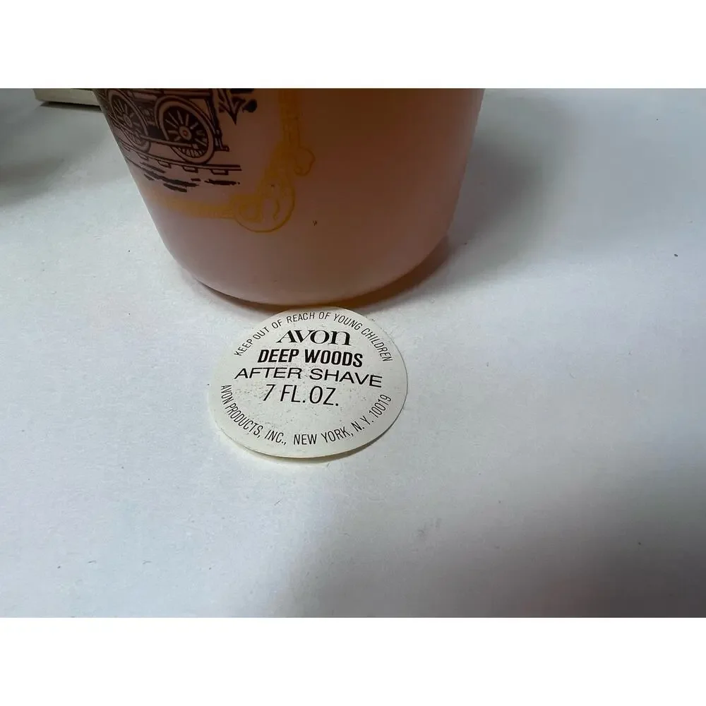 Avon Iron Horse Shaving Mug With Deep Woods After-Shave Vintage in Box